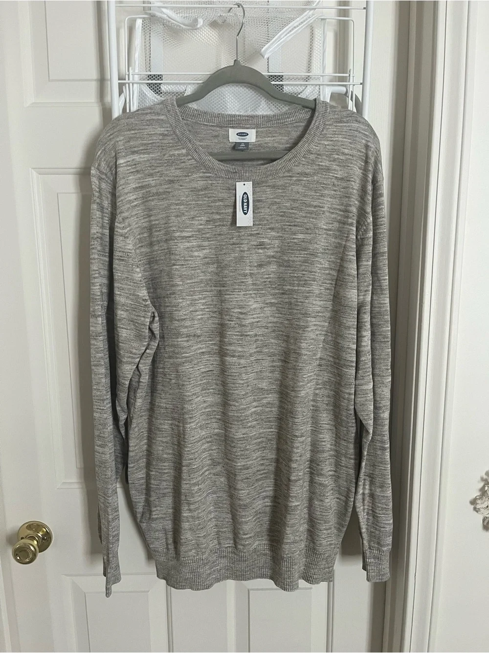 Old Navy Light Heather Gray Crewneck Sweater